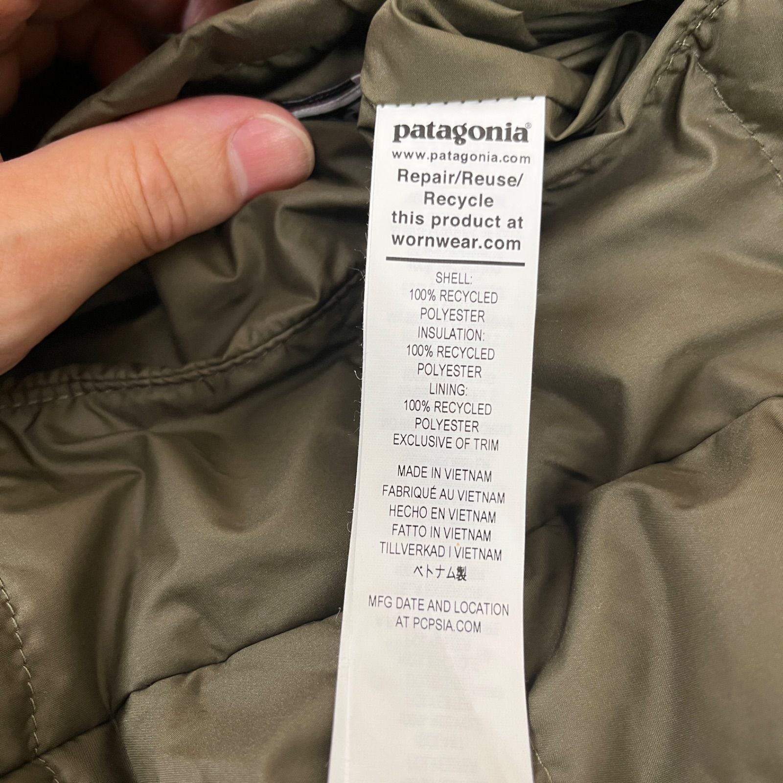 リバーシブルボーイズレディフレディフーディー カーキ