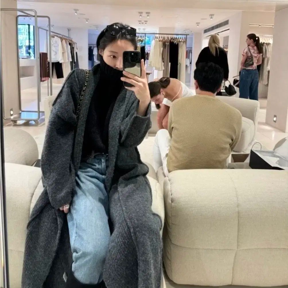 CHUU 仁兎なずな ロング カーディガン