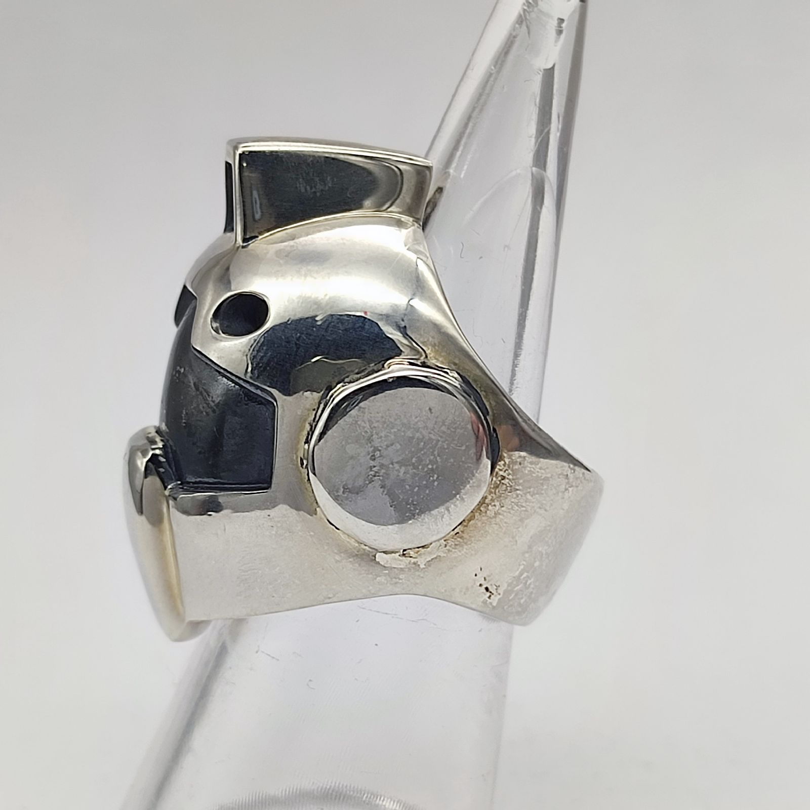  JAP工房 ガンダムリング ジム RGM 79 シルバー925 12号 リング 指輪 アクセサリー