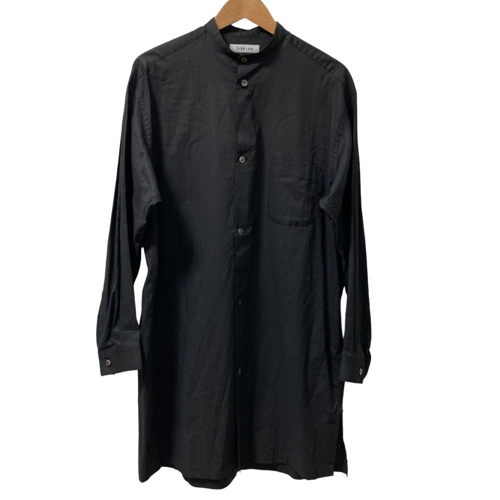 Y s for men SHIRT ワイズフォーメン ロングシャツ MZ-B38-025 ブラック メンズ 古着