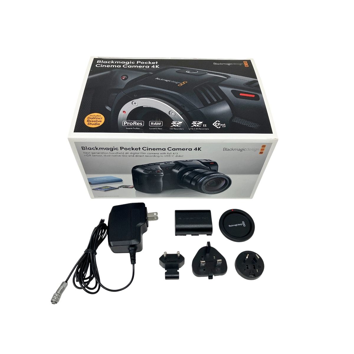 Blackmagicdesign Pocket Cinema Camera 4K デジタル ビデオ カメラ ボディ シネマカメラ O10623604