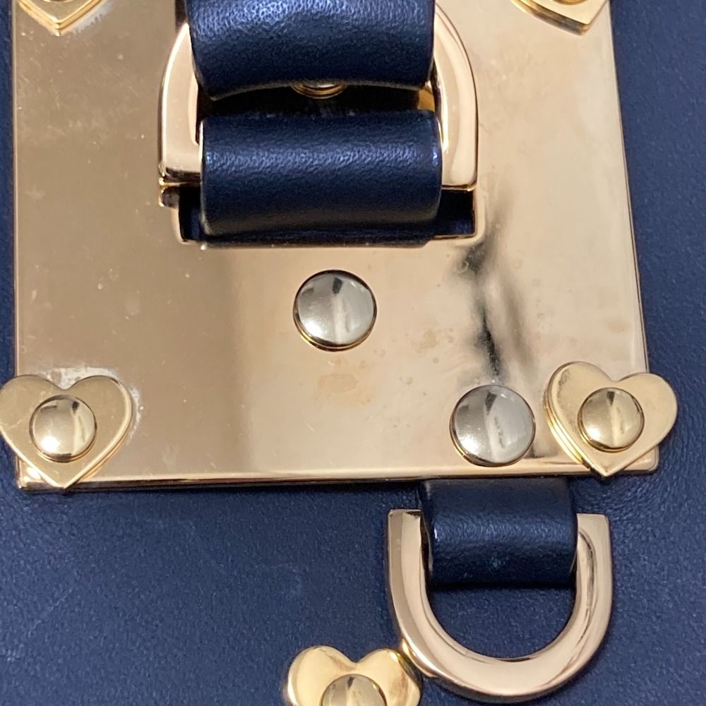 スクエアトートバッグ ブラック×ゴールド