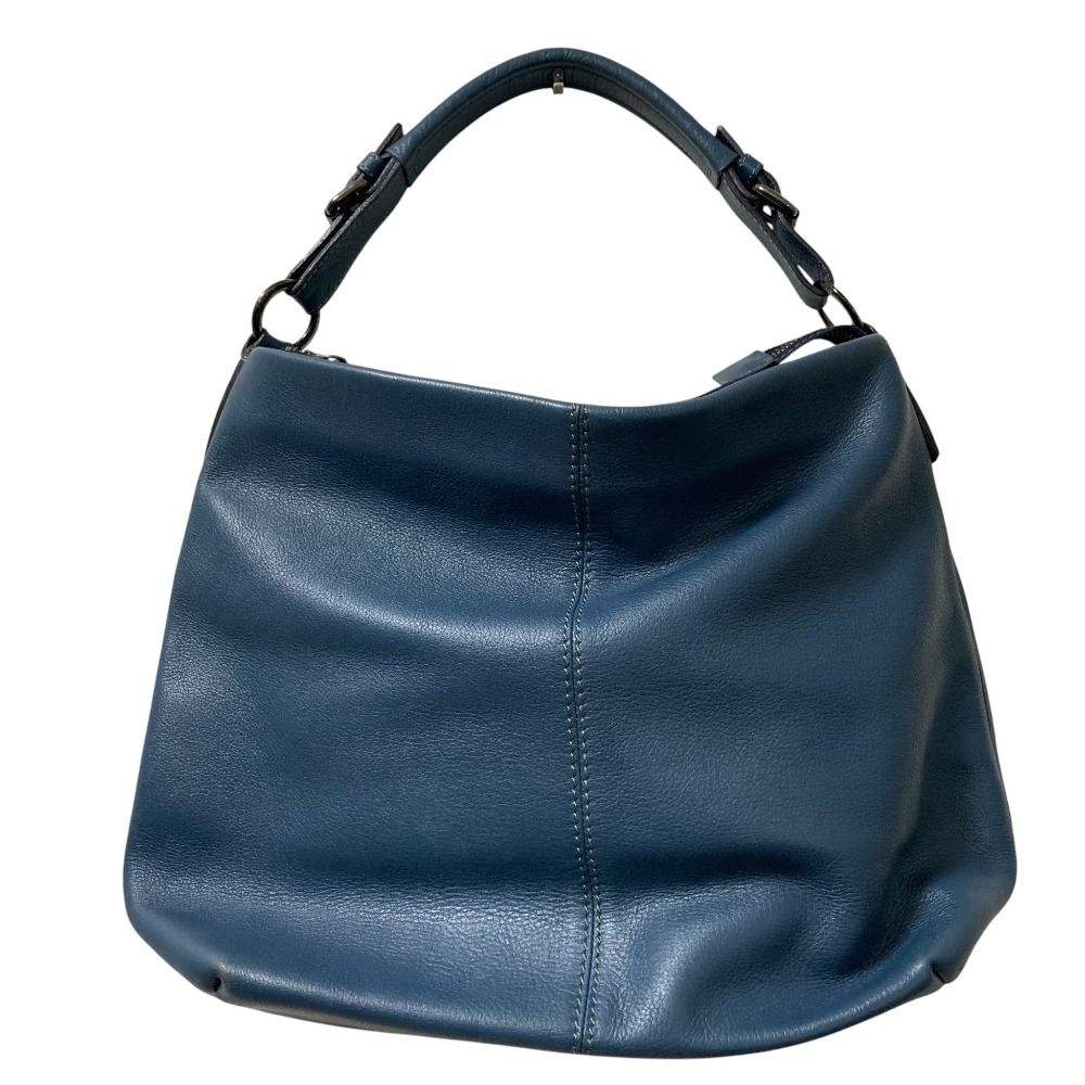 土屋鞄 ツチヤカバン ナチューラ ヌメ革 レザー トートバッグ ネイビー レディース 古着