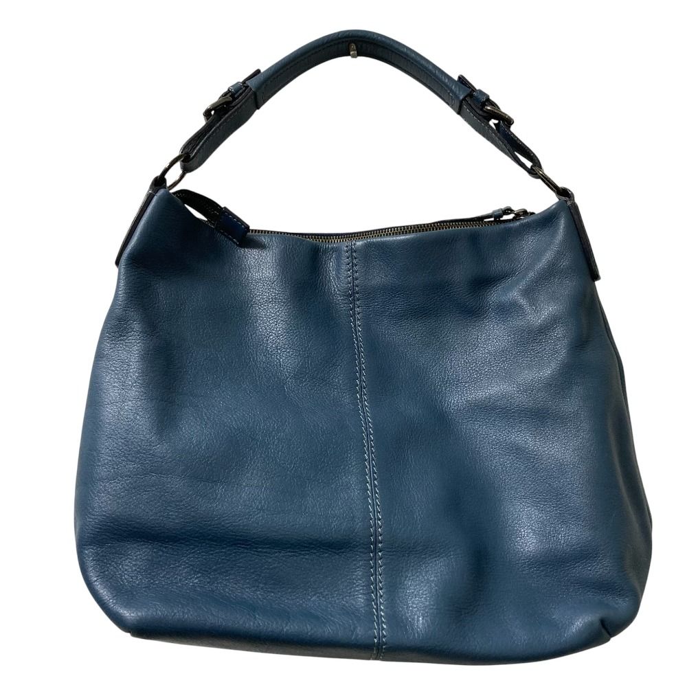 土屋鞄 ツチヤカバン ナチューラ ヌメ革 レザー トートバッグ ネイビー レディース 古着