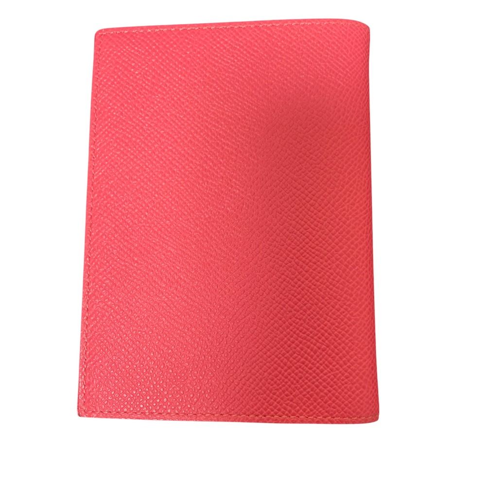 HERMES エルメス ヴォーエプソン アジェンダ GM 手帳カバー T刻印 2015年製造 ピンク ローズアザレ レディース 古着