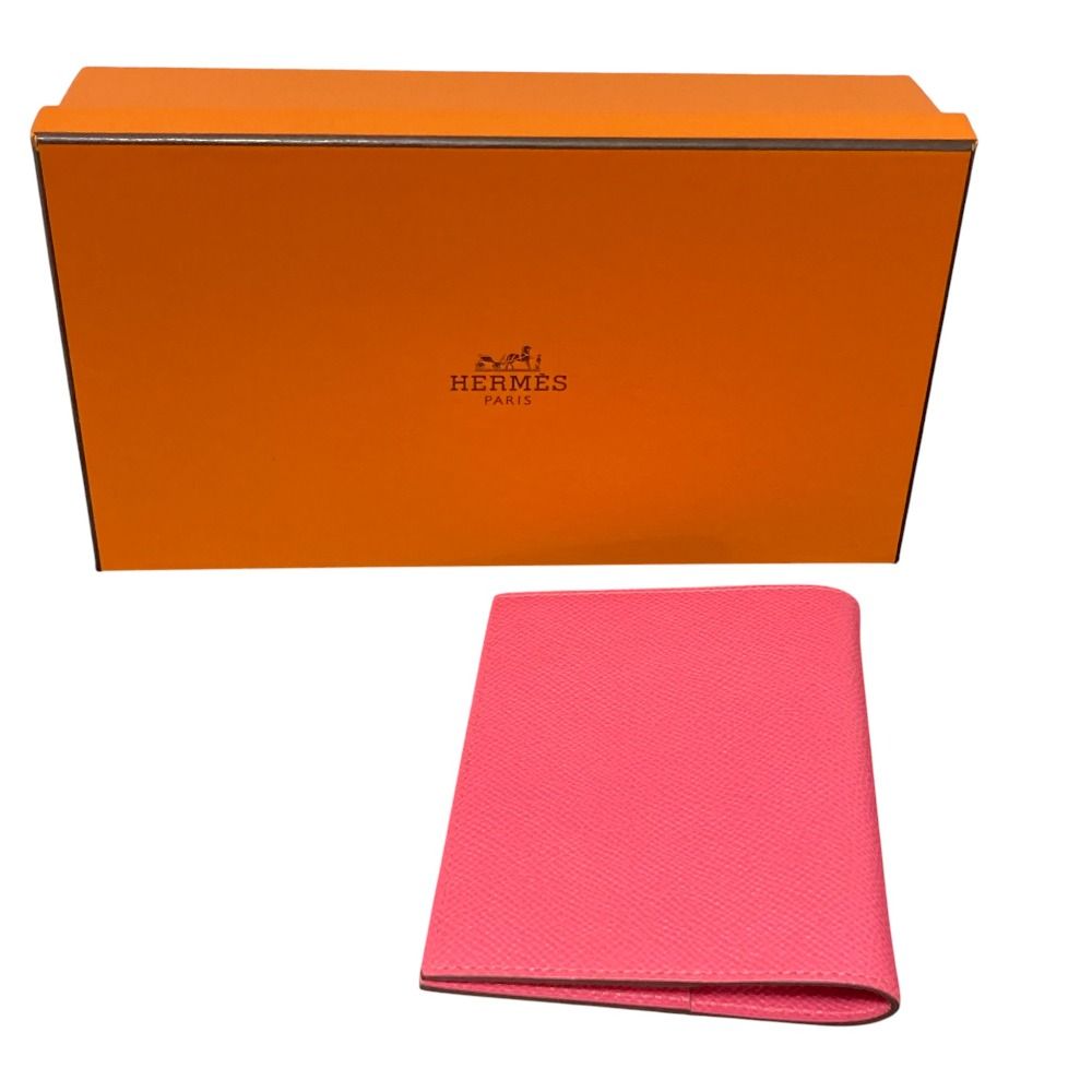 HERMES エルメス ヴォーエプソン アジェンダ GM 手帳カバー T刻印 2015年製造 ピンク ローズアザレ レディース 古着 WWW_OPDRERGINERDOGAN_COM