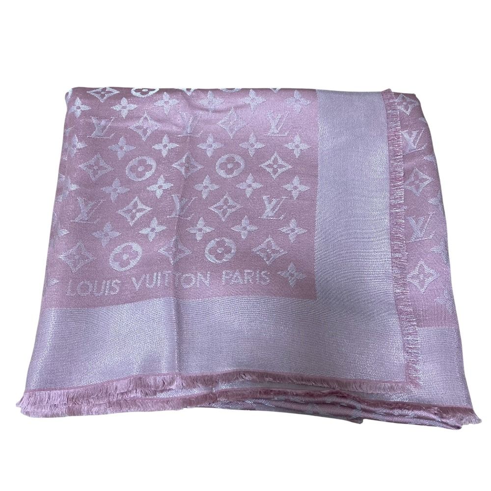 良品 LOUIS VUITTON ルイヴィトン モノグラム 大判ストール ショール