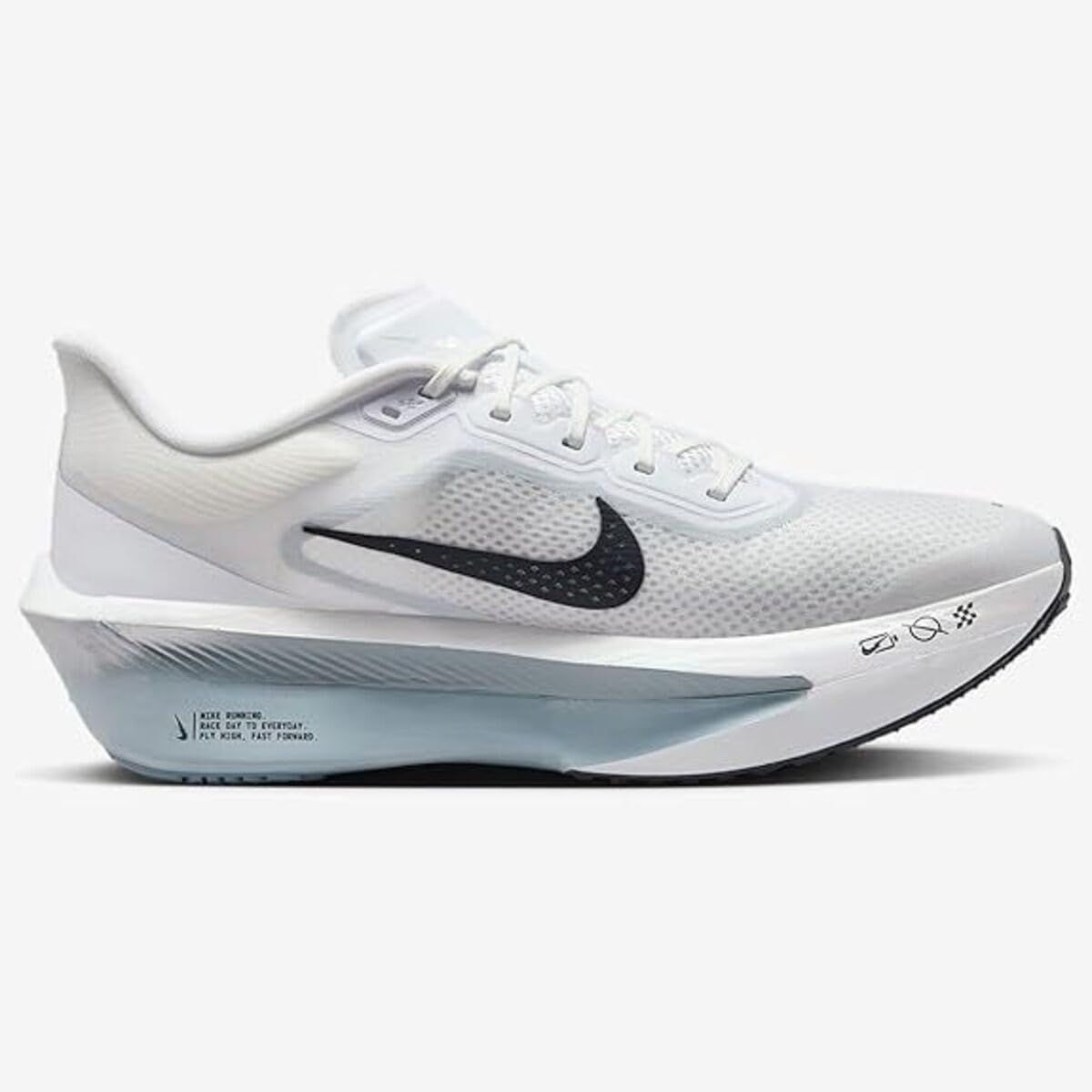  ナイキ ズーム フライ 6 ZOOM FLY ホワイト ピュアプラチナム オブシディアンミスト グリッドアイアン FN 8454 104 25 0 cm トレイルランニングシューズ アウトドアシューズ