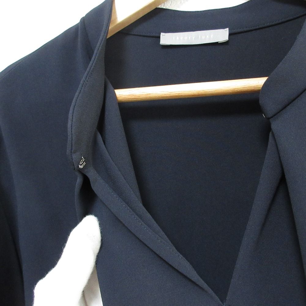 美品 25SS theory luxe セオリーリュクス LUVE WALLI ブラウス サイズ