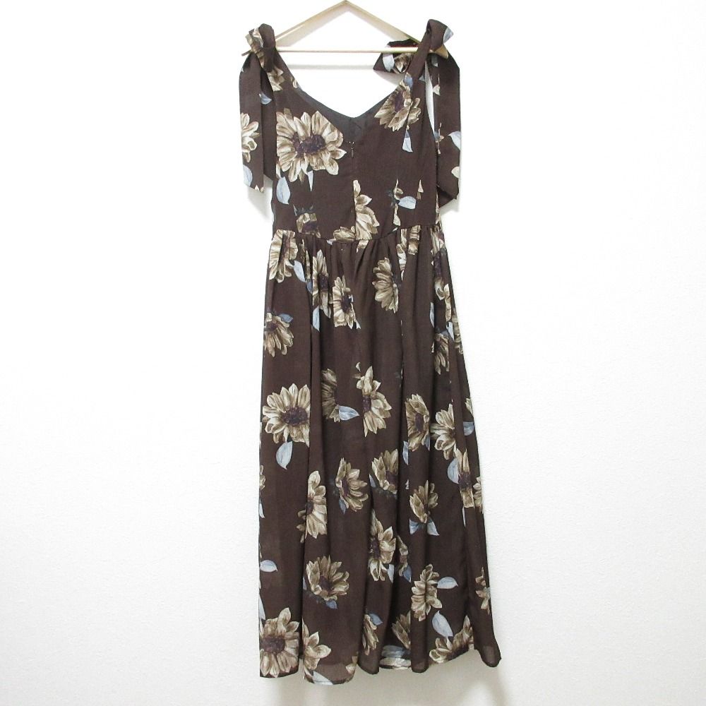 Sunflower-Printed Midi