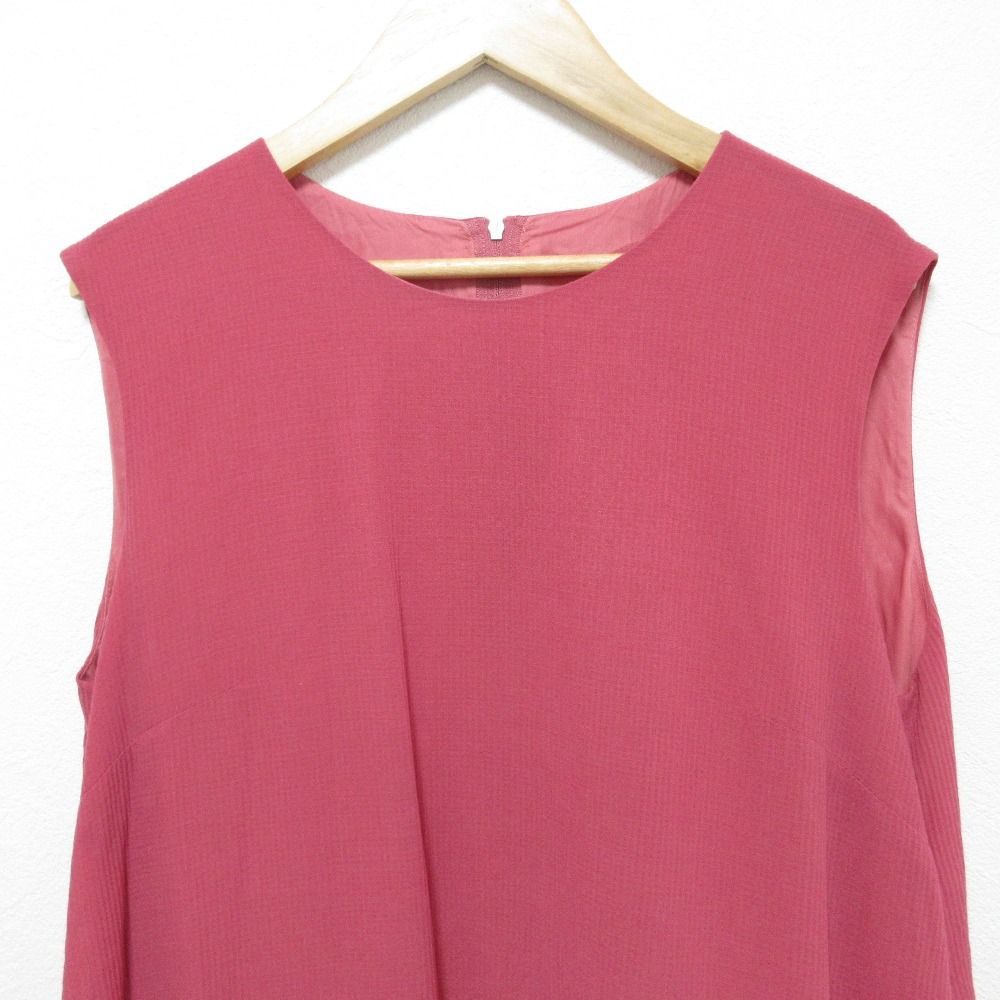  FOXEY フォクシー Summer Time Dress ノースリーブ フ ドレス ワンピース 44671 サイズ40 ピンク レディース 古着 ノースリーブ その他