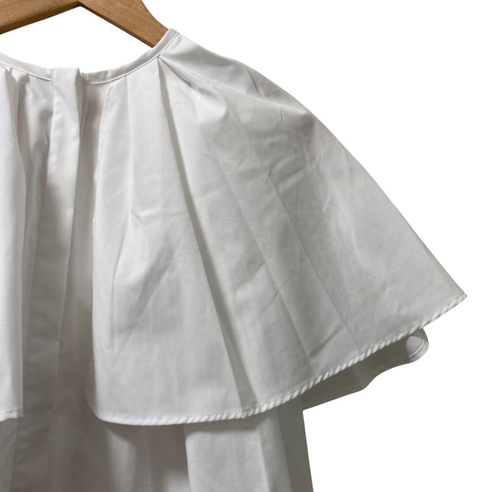 25SS TSURU by Mariko Oikawa ツルバイマリコオイカワ Sailor ブラウス BL-1253410 フリーサイズ ホワイト レディース 古着