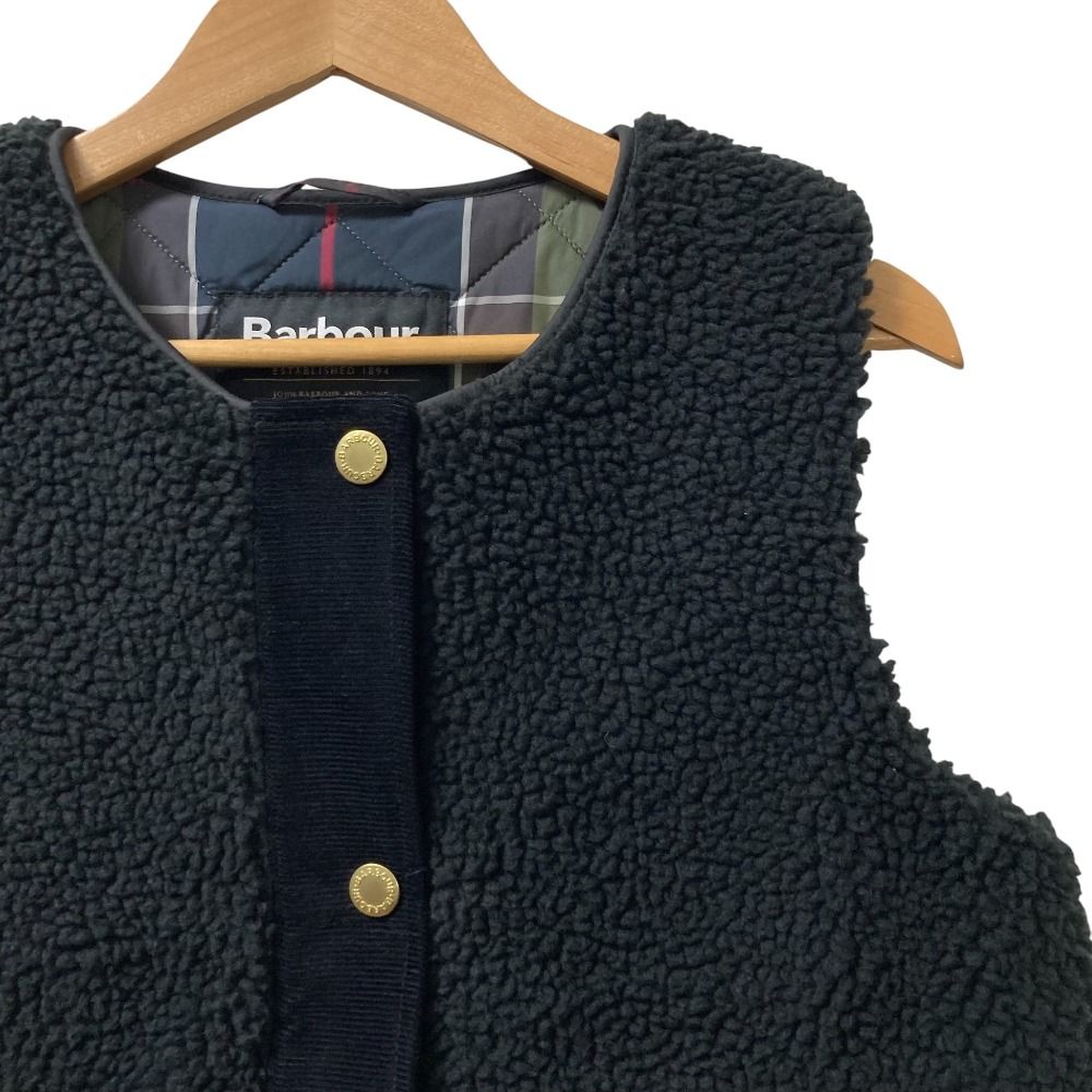 Barbour バブアー Dulsie Liner Vest ダルシーライナーベスト 242LLI0016 サイズ10 ブラック レディース 古着