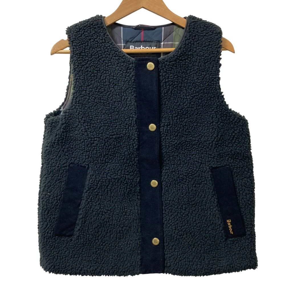 Barbour バブアー Dulsie Liner Vest ダルシーライナーベスト 242LLI0016 サイズ10 ブラック レディース 古着