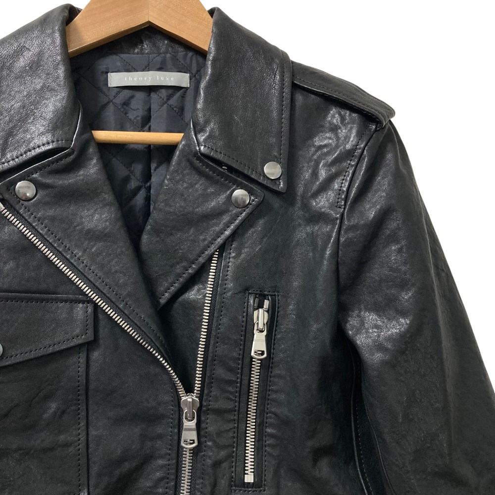美品 23AW theory luxe セオリーリュクス HARL LEATHER SONNY