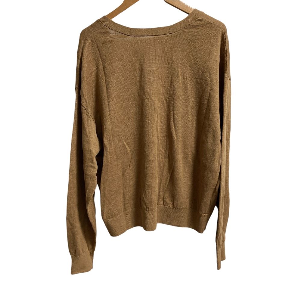 25SS HAUNT ハウント 2WAYカーディガン リネン ニット サイズ38 ベージュ レディース 古着