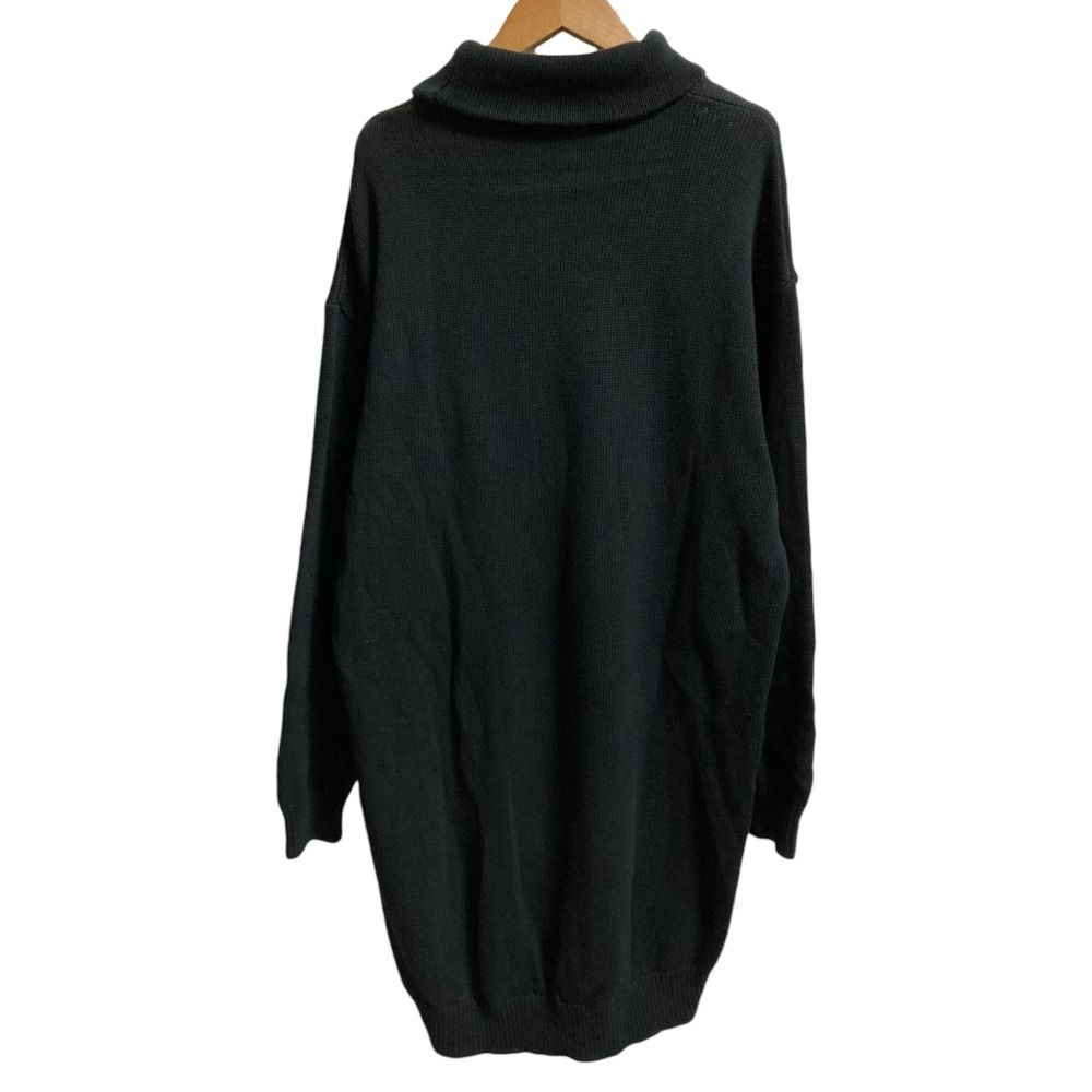 Hysteric Glamour ヒステリックグラマー ヒスガール ニット オフタートルワンピース サイズF ブラック レディース 古着