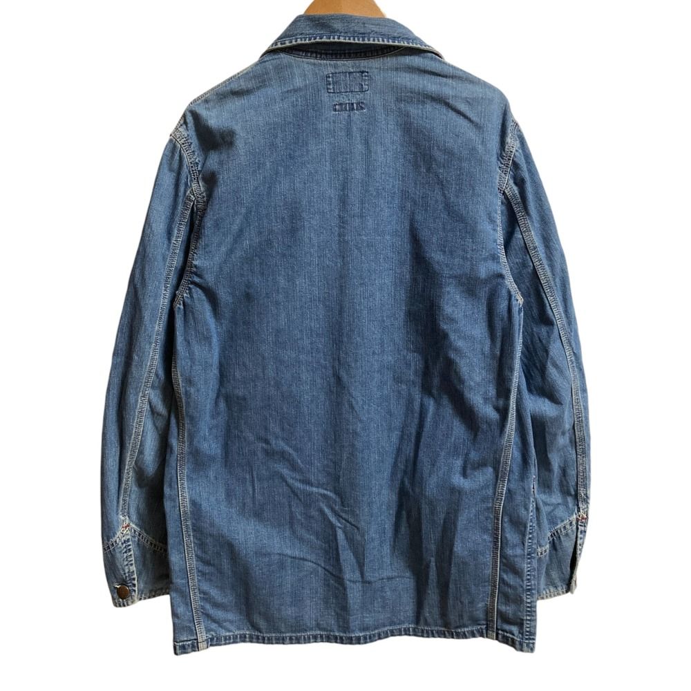BLUE BLUE ブルーブルー カバーオール デニムジャケット サイズS ブルー メンズ 古着