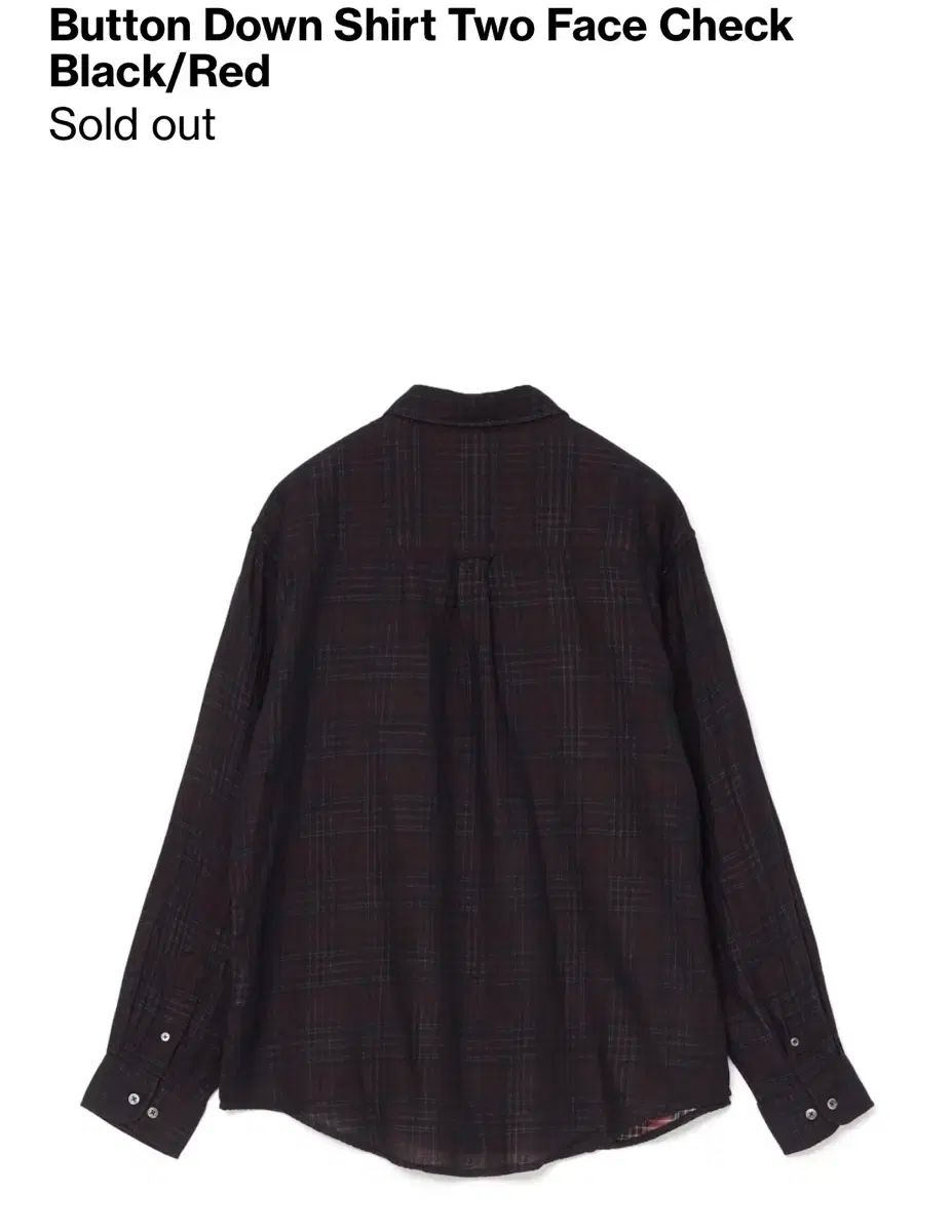 Hatchingroom ハン HAN ローロー シャツ Black Red