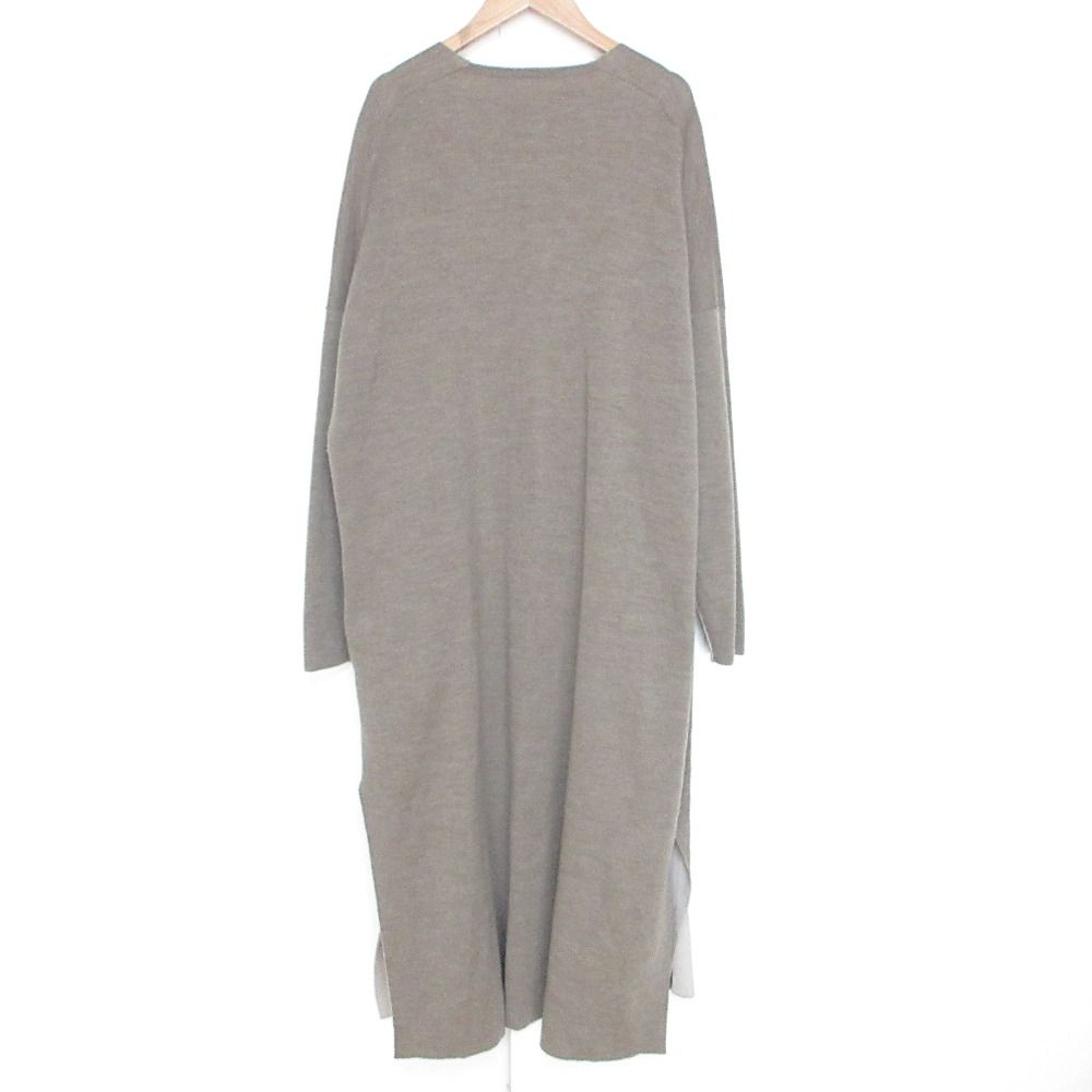 Chaos カオス ロング カーディガン コート F ブラウンベージュ レディース 古着