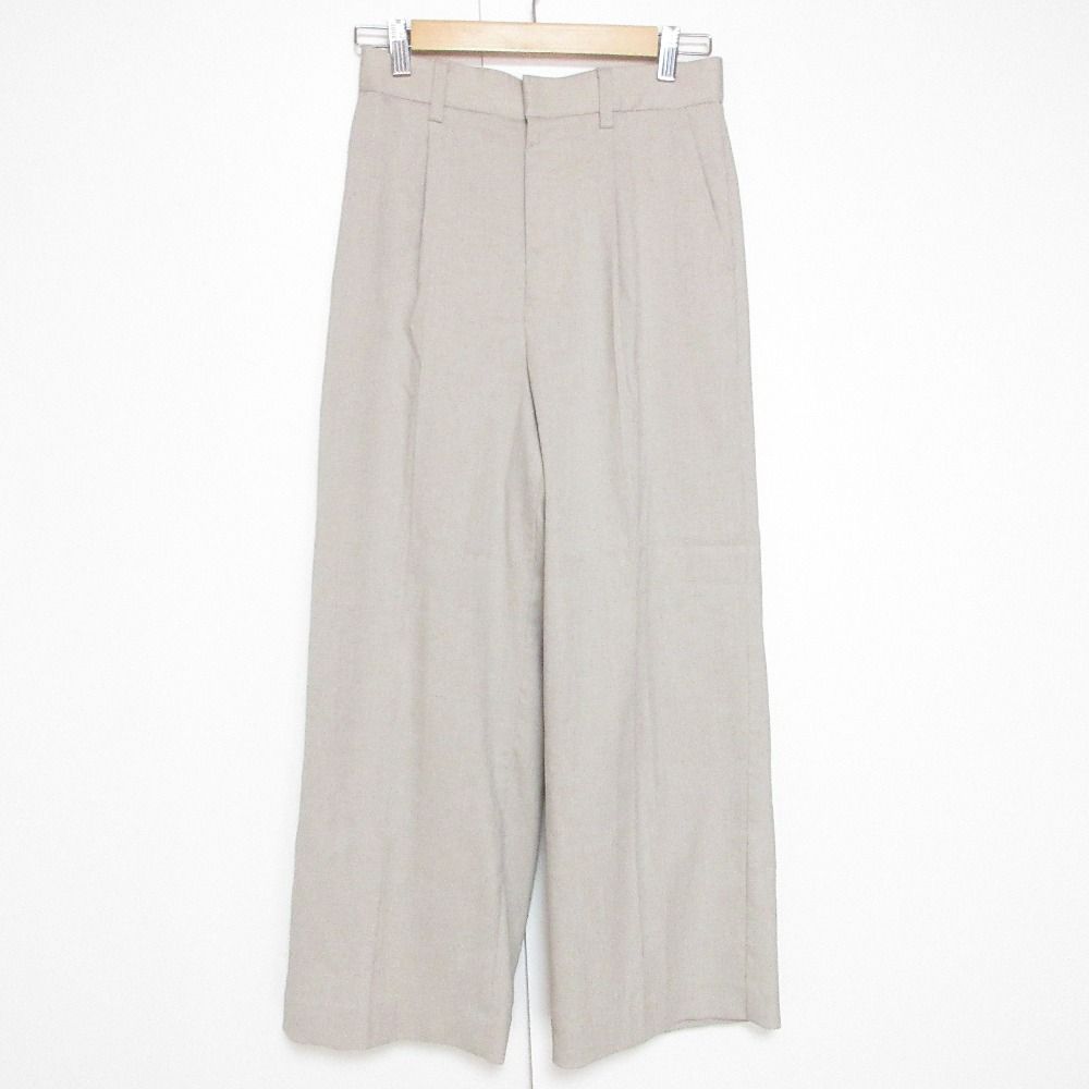 Chaos カオス アイスシークパンツ 38 ベージュ レディース 古着