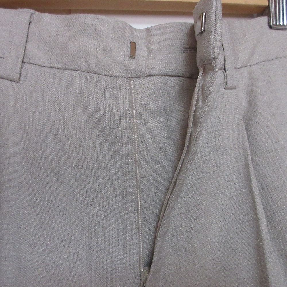  Chaos カオス アイスシークパンツ 38 ベージュ レディース 古着 ワイドパンツ イージーパンツ パンツ