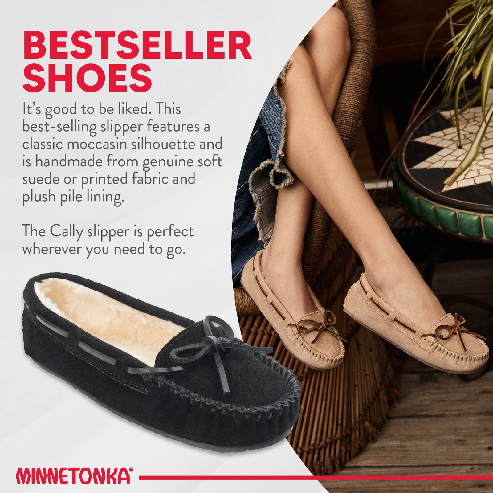 フェイクファー スリッパ