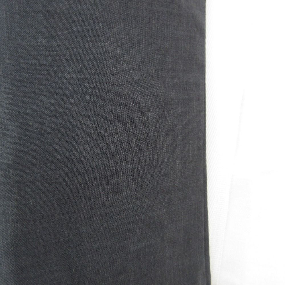 25SS JOURNAL STANDARD Lessage ジャーナル レサージュ イージーセミフ パンツ 38 ブラック レディース 古着 GINKGOPHARMACY_COM