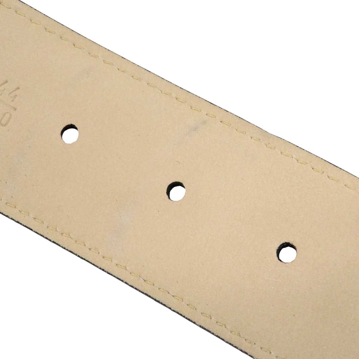 ブルガリ ダブルロゴ ベルト 110/44 メタル レザー ユニセックス  