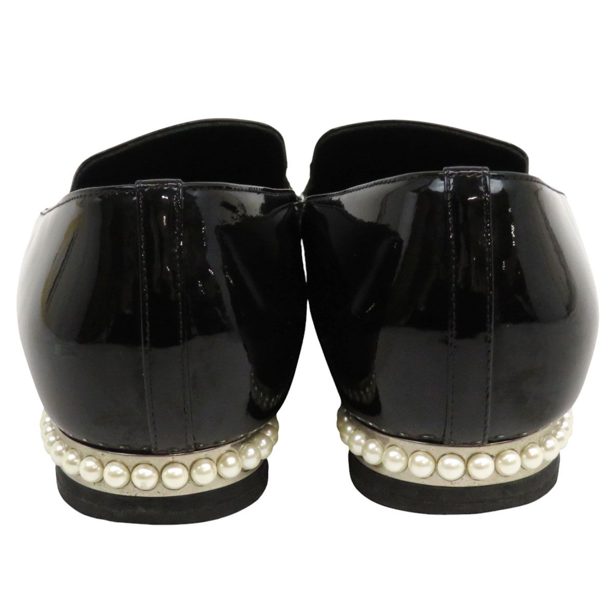  シャネル ココマーク コスチュームパール スリッポン G 30757 レディース ブラック CHANEL アパレル 小物 その他 靴