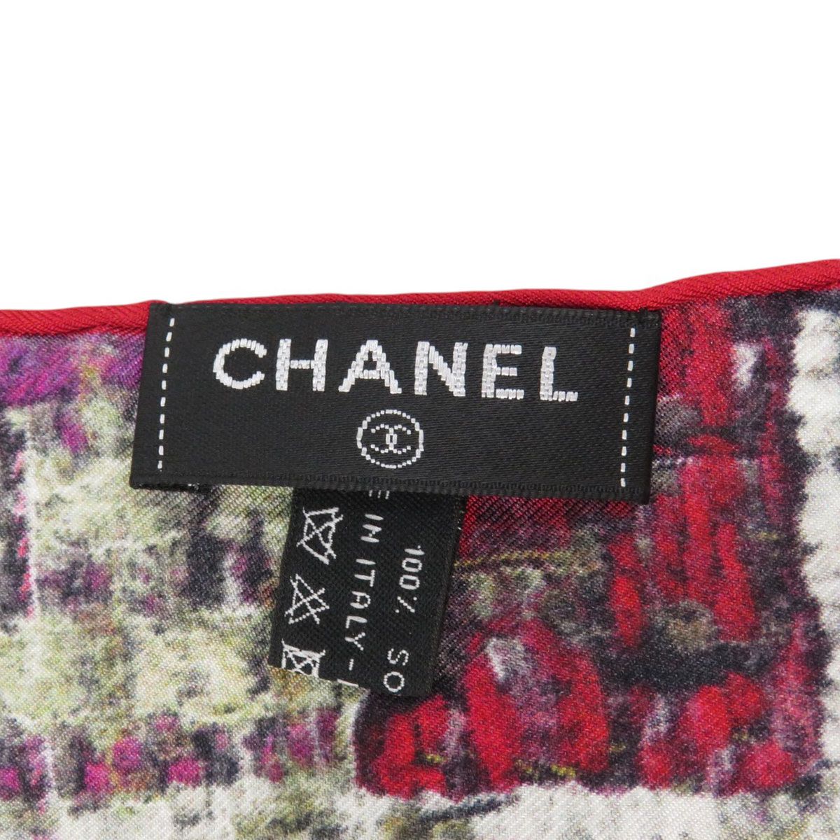  シャネル ココマーク ツイード柄 スカーフ ユニセックス マルチ CHANEL アパレル 小物 バンダナ スカーフ 小物