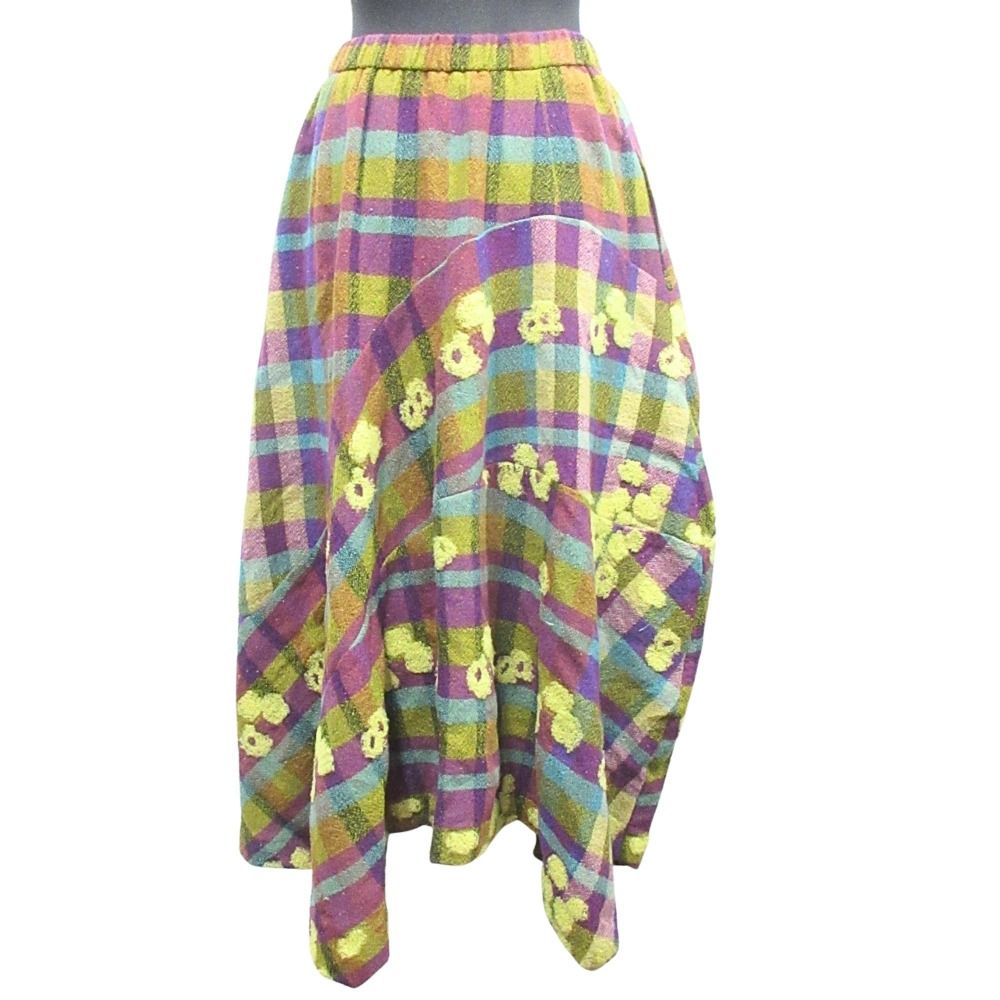 美品 Sensounico センソユニコ 慈雨 変形 イージー スカート ボトムス