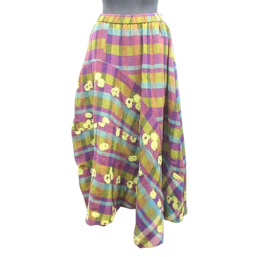 美品 Sensounico センソユニコ 慈雨 変形 イージー スカート ボトムス