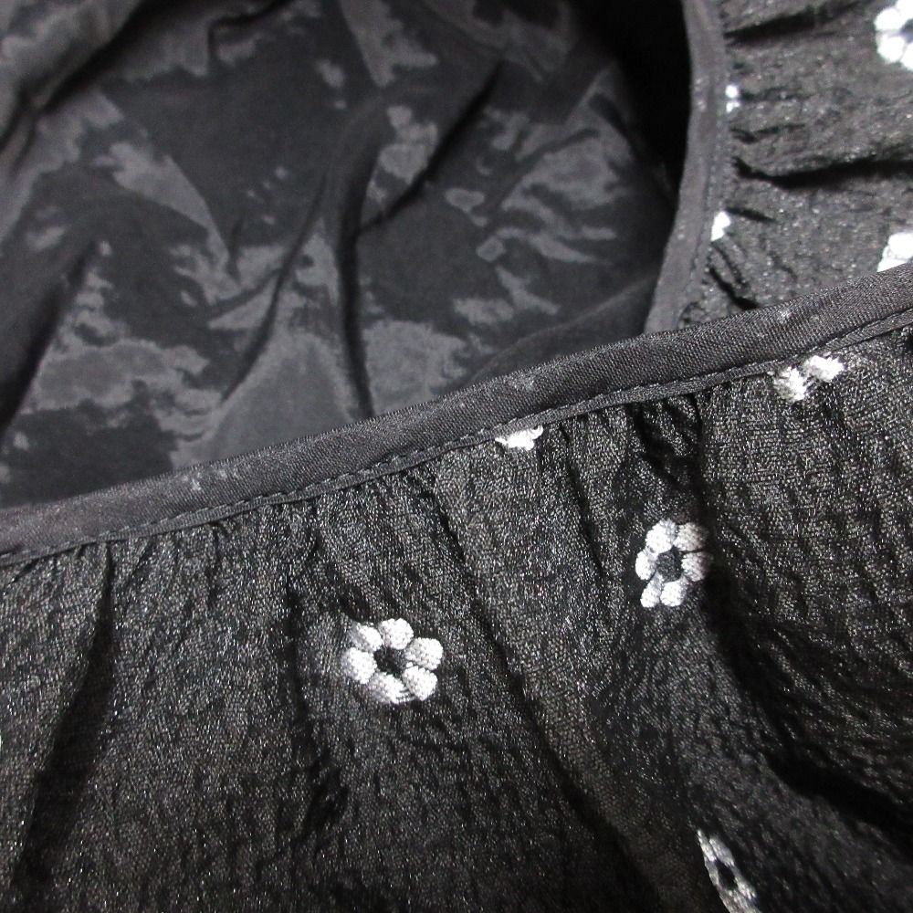 良品 CECILIE BAHNSEN セシリーバンセン ROISE フラワー刺繍 フレア  