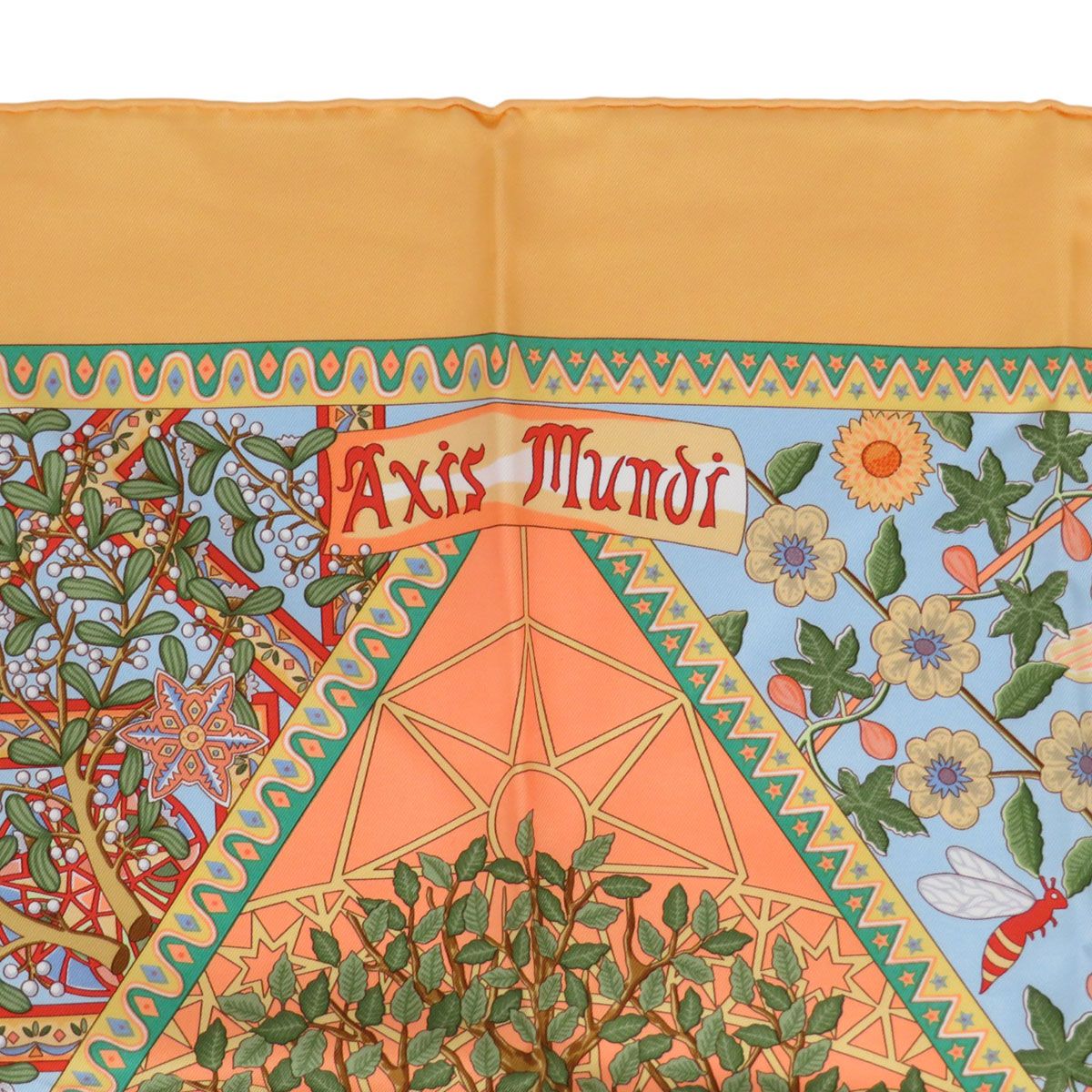 エルメス カレ 90 Axis Mundi 世界中心軸 スカーフ ユニセックス