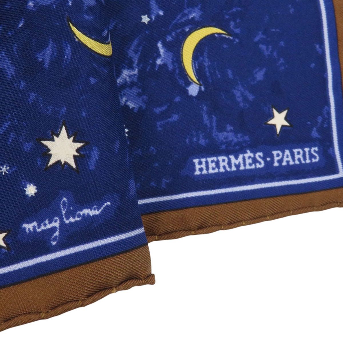 エルメス カレ 45 L Anne des Etoiles 星の時代 ユニセックス ネイビー HERMES アパレル 小物