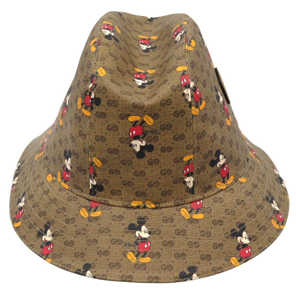 GUCCI バケットハット　ディズニーコラボ　限定品 グッチ*ディズニー ミッキーxグッチ 偽物 リバーシブル バケットハット