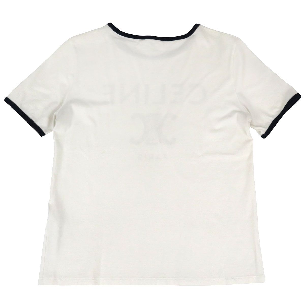 セリーヌ トリオンフ プリント リンガー Tシャツ レディース ホワイト CELINE アパレル 小物