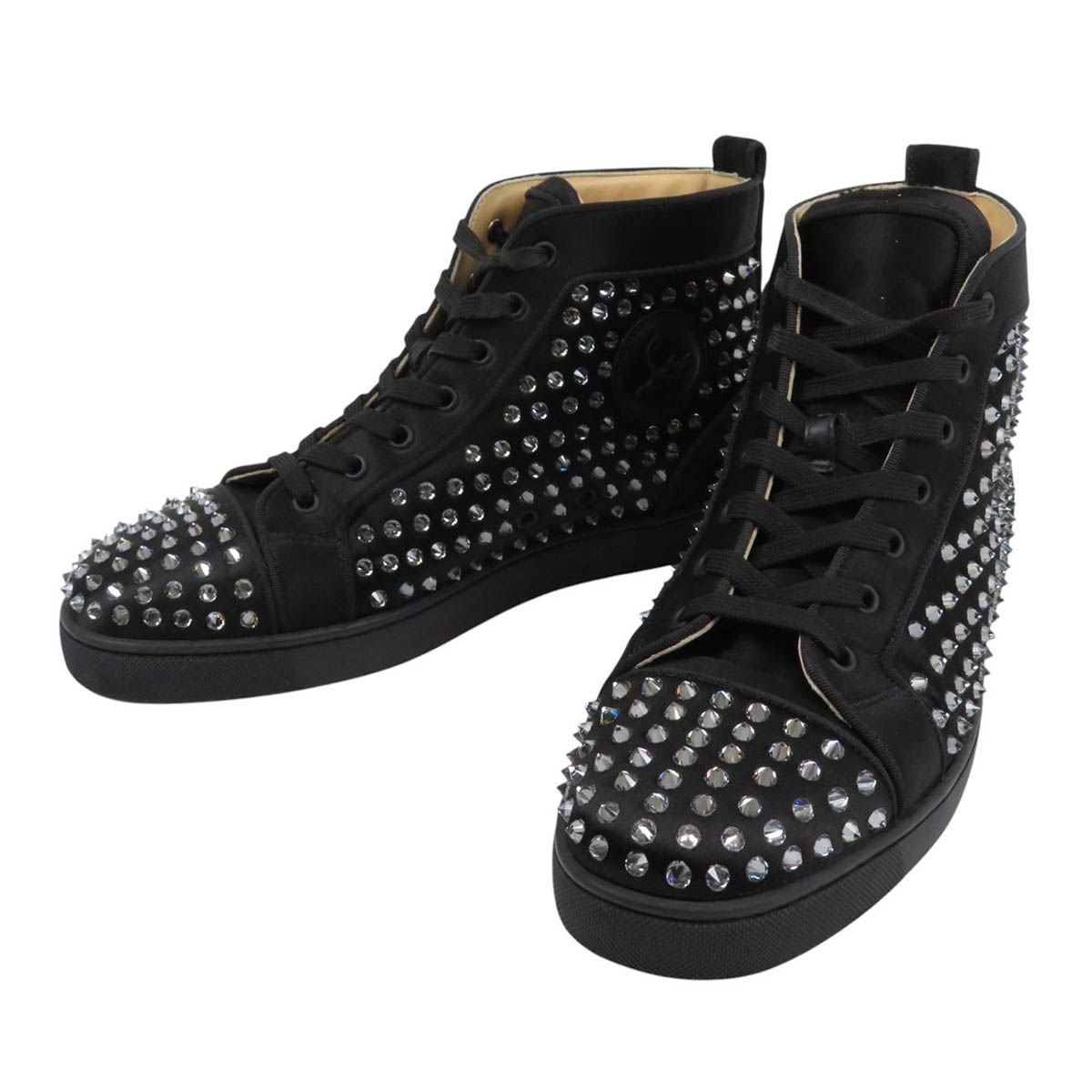 クリスチャンルブタン ルイス ハイカット スニーカー メンズ ブラック Christian Louboutin アパレル 小物