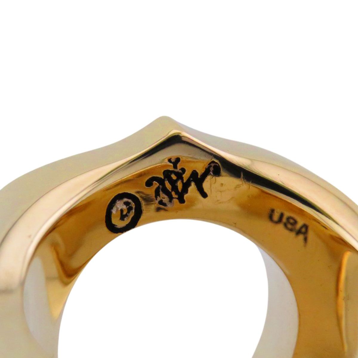 テンダーロイン 8K ホースシュー ダイヤ リング チックサイズ 10号 8K