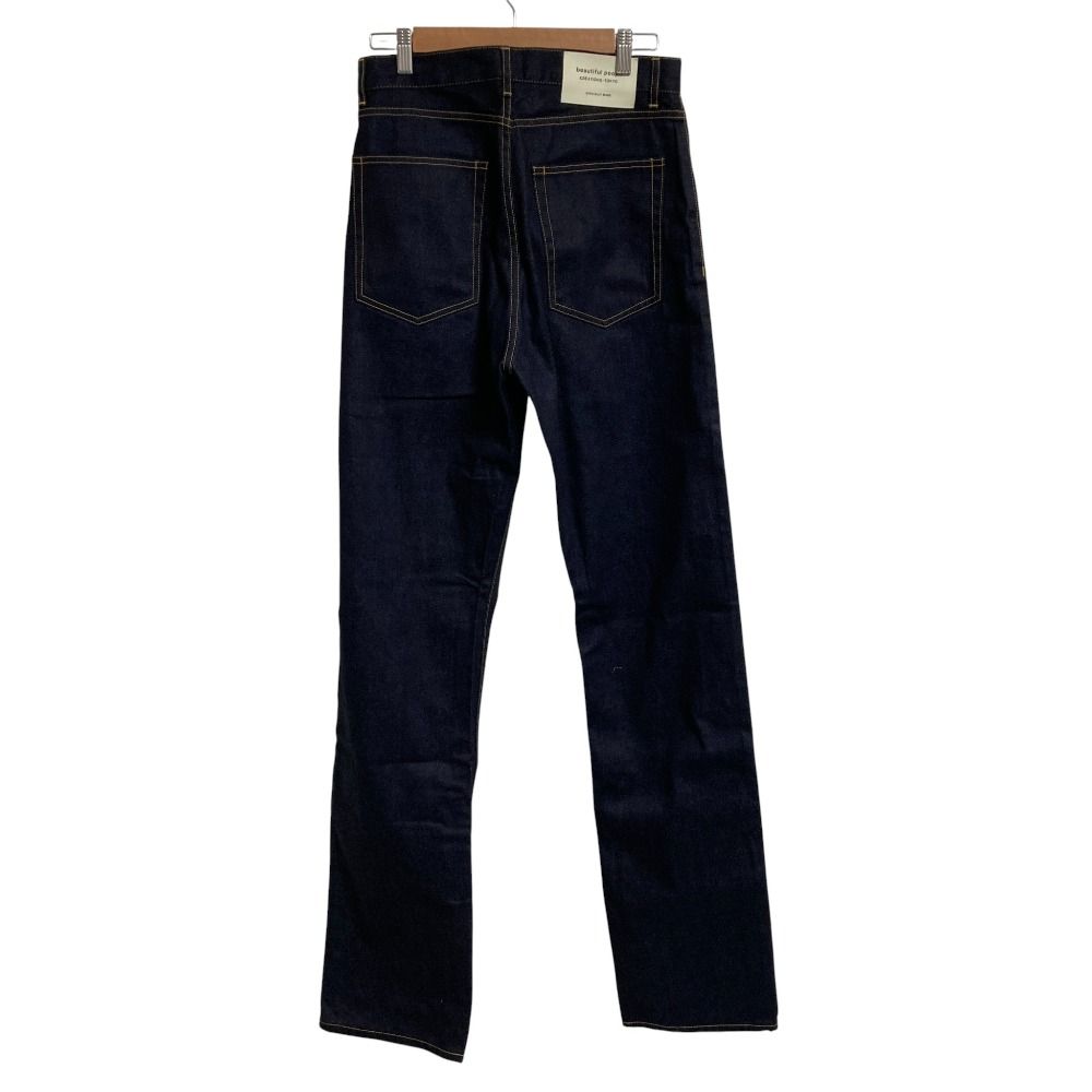 beautiful people ビューティフルピープル woman fit セルヴィッジデニムパンツ 1000105186 サイズ40 インディゴ レディース 古着