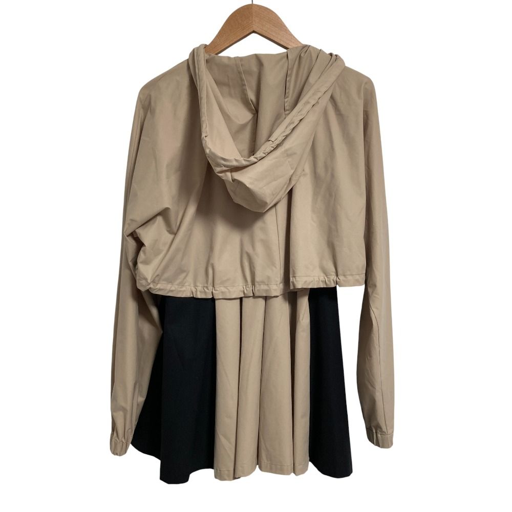 BLUE LABEL CRESTBRIDGE ブルーレーベルクレストブリッジ 2WAYライトクロスブルゾン 55F08-765-42 サイズ36 ベージュ レディース 古着