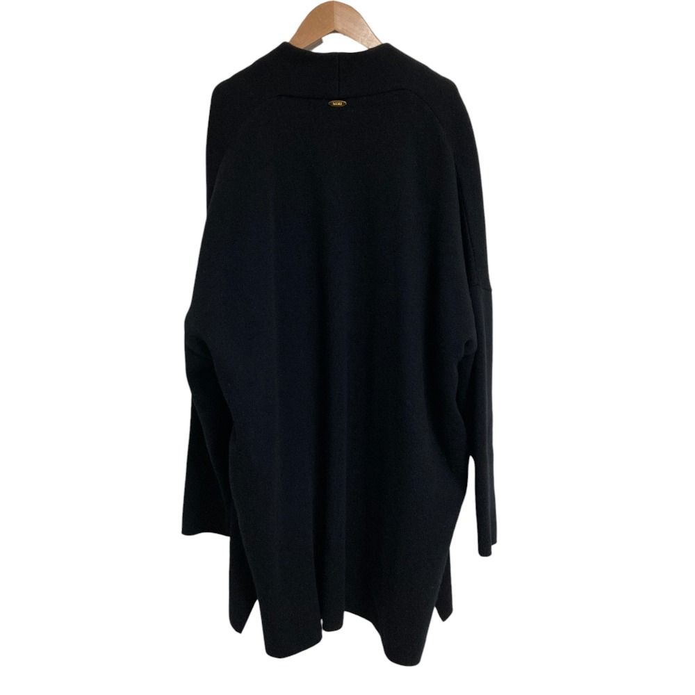 MUSE de Deuxieme Classe ミューズドゥーズィエムクラス スムースニットショートガウン ブラック レディース 古着