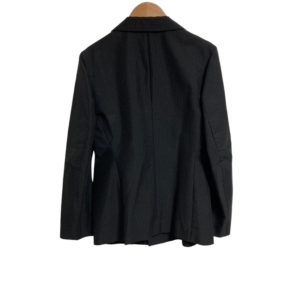 97SS Y s ワイズ ヨウジヤマモト ヴィンテージ ストライプ ジャケット ロングスカート サイズS ブラック レディース 古着 GINKGOPHARMACY_COM