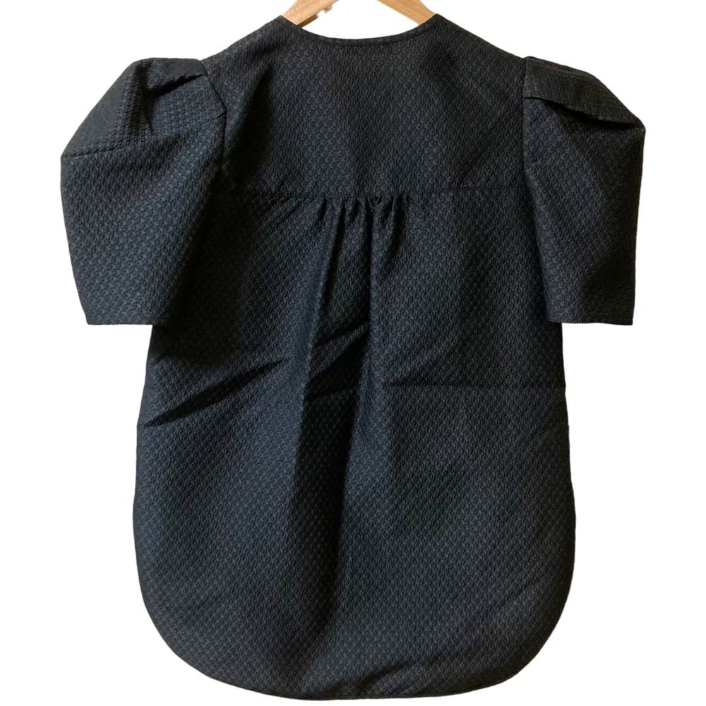 23SS AMICA アミカ クチュールブラウス AM053C-SS05 Fサイズ ブラック レディース 古着