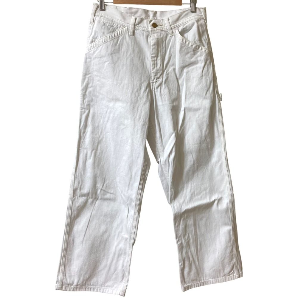 LEE リー ドゥーズィエムクラス 別注 ペインターデニムパンツ ジーンズ LB9408 サイズ38 ホワイト レディース 古着