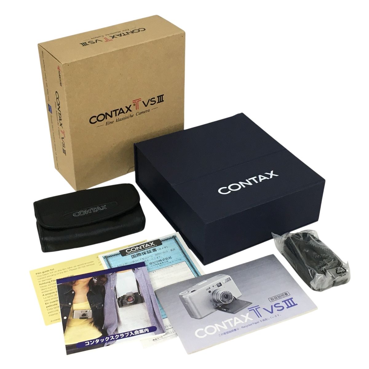 CONTAX T VS III Carl Zeiss Vario Sonnar T 3.7-6.7 30-60mm コンパクト フィルムカメラ 元箱 ケース付属 N10618659
