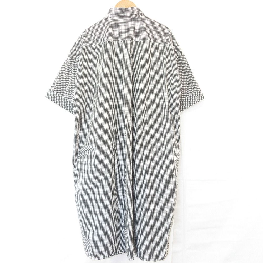 チェック シャツワンピース