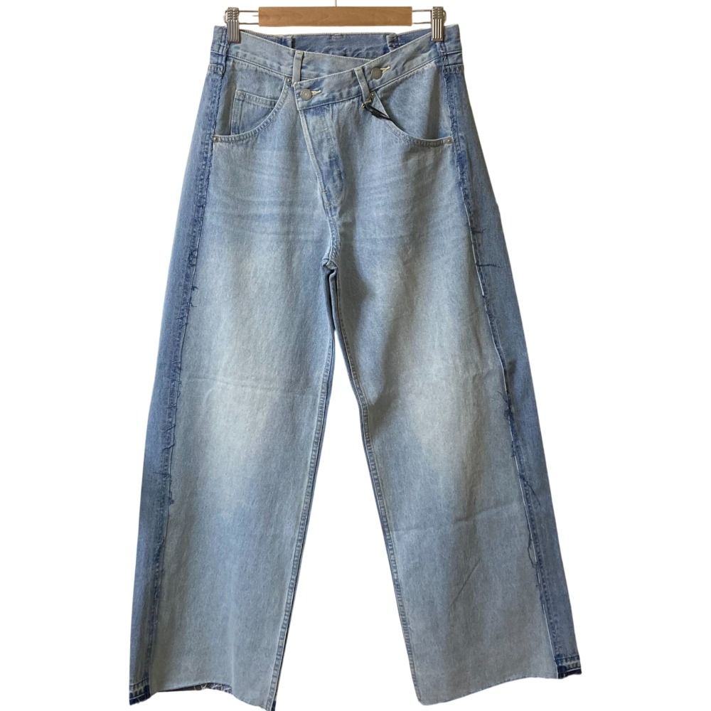 25AW Diagram ダイアグラム リメイク ストレートデニムパンツ 0325311309 サイズ38 ブルー レディース 古着