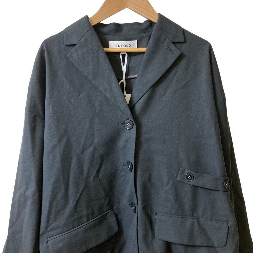 未使用 25SS ENFOLD エンフォルド NOTCHED COLLAR JACKET ジャケット